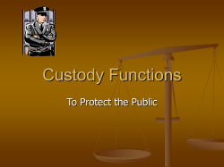 Custody Functions