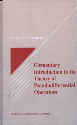 Elementary Introduction to Theory of Pseudodifferential Operators