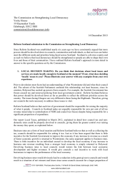 the evidence  - Commission on Strengthening