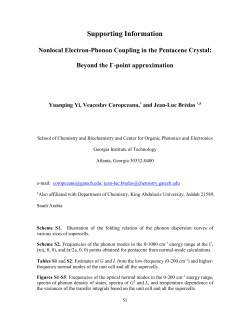 Beyond the &Gamma;-point approximation Yuanping Yi