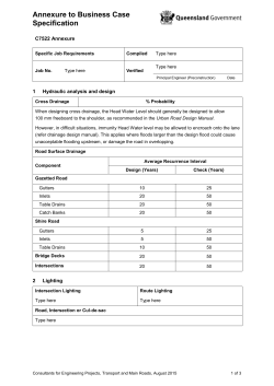 C7522 Annexure - Business Case - Department of Transport and