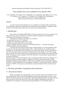 Nuclear Instruments and Methods in Physics Research A 405 (1998