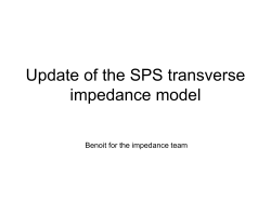 Slide - CERN impedance webpage