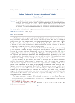 Optimal Trading with Stochastic Liquidity and Volatility