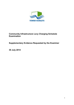 Supplementary Evidence Requested by the Examiner
