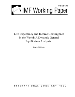 Life Expectancy and Income Convergence in the World