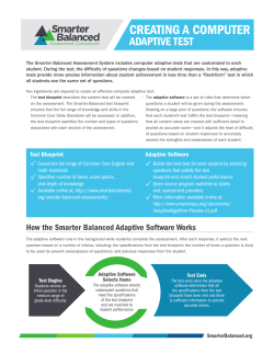 creating a computer - Smarter Balanced Assessment Consortium