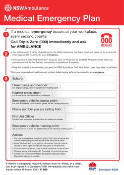 If a medical emergency occurs at your workplace, every second