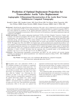 Prediction of Optimal Deployment Projection for Transcatheter Aortic
