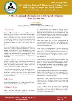 A Mixed Approach of Negotiation in Internet of Things for