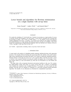 Lower bounds and algorithms for owtime minimization on a single