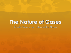 The Nature of Gases