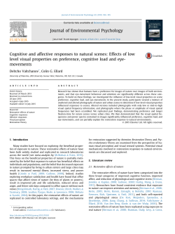 Cognitive and affective responses to natural scenes: Effects of low