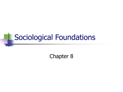 Sociological Foundations of Physical Education and Sport