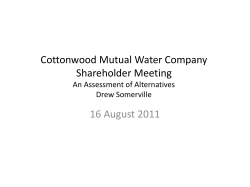 Cottonwood Mutual Water Company