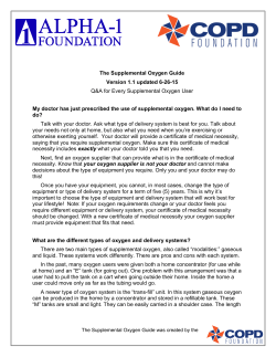 The Supplemental Oxygen Guide - Alpha