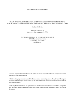 Trade And Industrialisation After Globalisation`s 2nd Unbundling