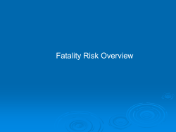 Fatality Risk Overview