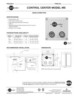 control center model ms