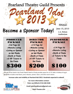 Become a Sponsor Today! $100 $200 $300