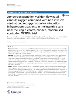 Apnoeic oxygenation via high-flow nasal cannula oxygen