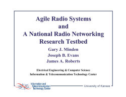 Agile Radio Systems and A National Radio Networking