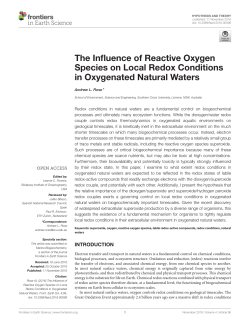 The Influence of Reactive Oxygen Species on Local