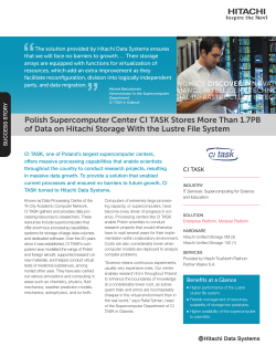 CI Task - Hitachi Data Systems