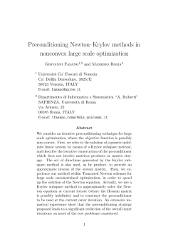 Preconditioning Newton&ndash;Krylov methods in nonconvex