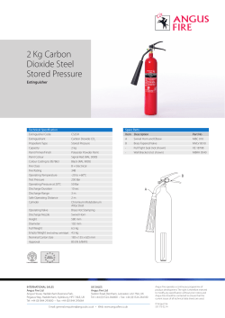 2 Kg Carbon Dioxide Steel Stored Pressure