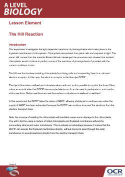 The Hill Reaction