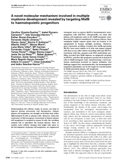 A novel molecular mechanism involved in