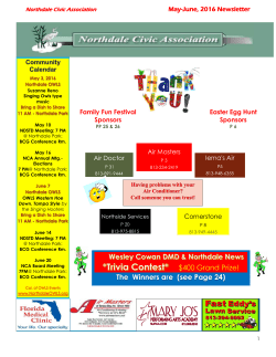 $400 Grand Prize! The Winners are (see Page 24)