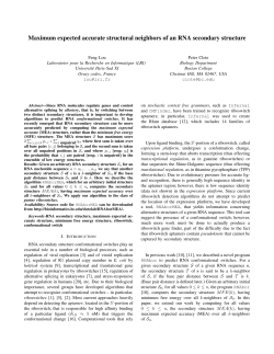 Maximum expected accurate structural