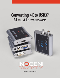 Converting 4K to USB3?