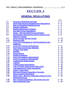 Section 3 - City of Sarnia