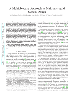 A Multiobjective Approach to Multi-microgrid System Design