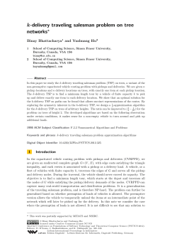k-delivery traveling salesman problem on tree networks