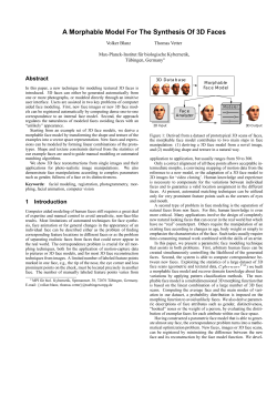 A Morphable Model For The Synthesis Of 3D Faces