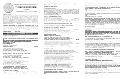 prayer for illumination - Redeemer Church of Knoxville