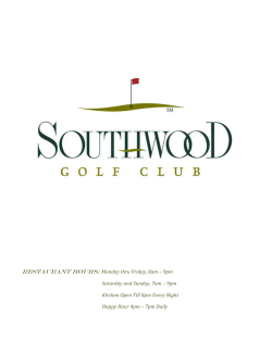 Bud Light 4 - Southwood Golf Club