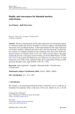 Duality and convergence for binomial markets with friction