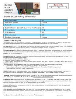 Student Cost Pricing Information