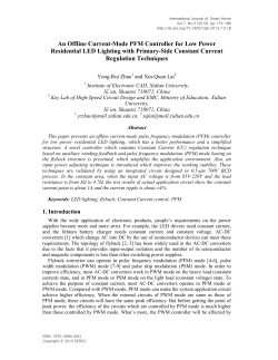 An Offline Current-Mode PFM Controller for Low Power