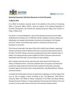 Gauteng Consumers Get Some Recourse as Court Re