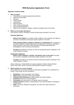 Application form for Bursaries