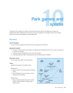 Park games and sports