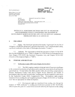Snohomish County, WA - Interlocal agreement concerning