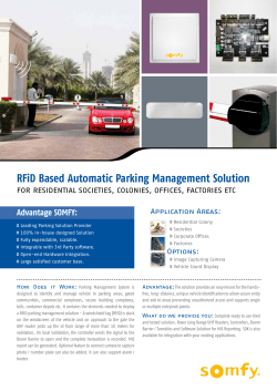 RFiD Based Automatic Parking Management Solution