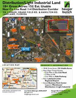 Distribution/Light Industrial Land